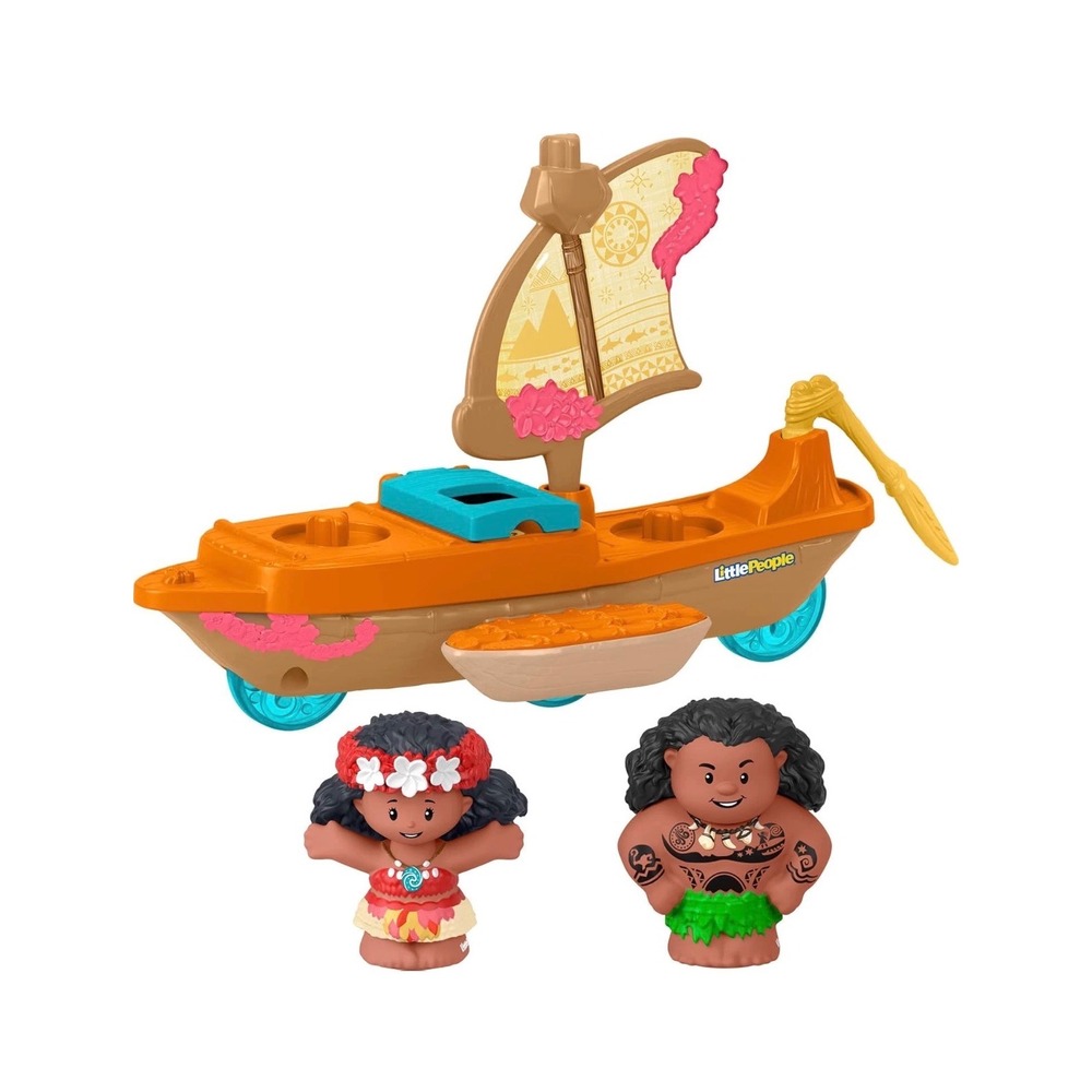 Little People Disney Princess Moana Maui Canoe Playset Toddler Toy Fisher-Price‎